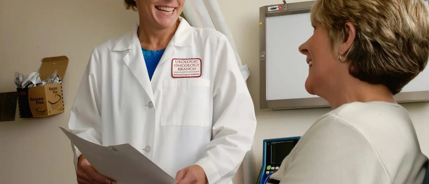 Doctor talking with a colleague for doctor PR